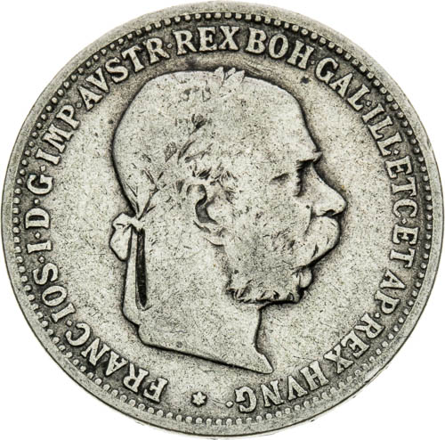Korona 1892 - avers