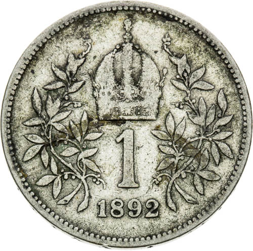 Korona 1892 - revers