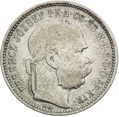Korona 1892 - avers