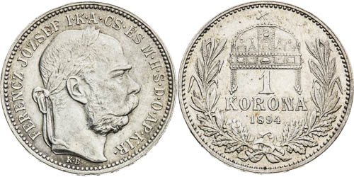 Korona (2 ks) - avers