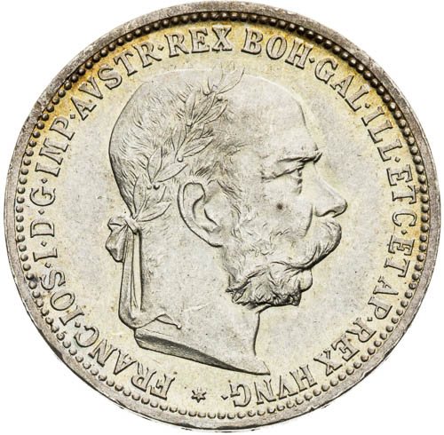 Korona 1893 - avers