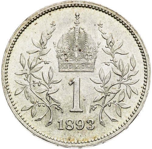 Korona 1893 - revers