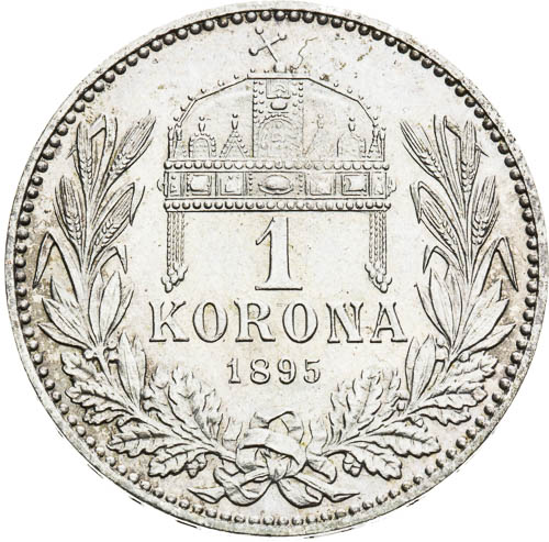 Korona 1895 - revers