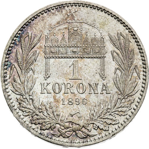Korona 1896 - revers
