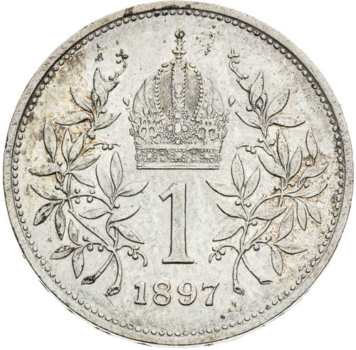 Korona 1897 - revers