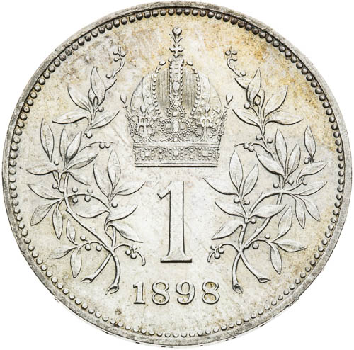 Korona 1898 - revers