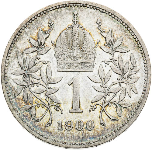 Korona 1900 - revers
