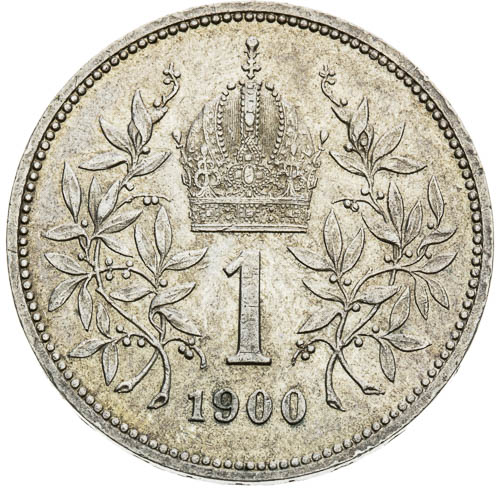Korona 1900 - revers