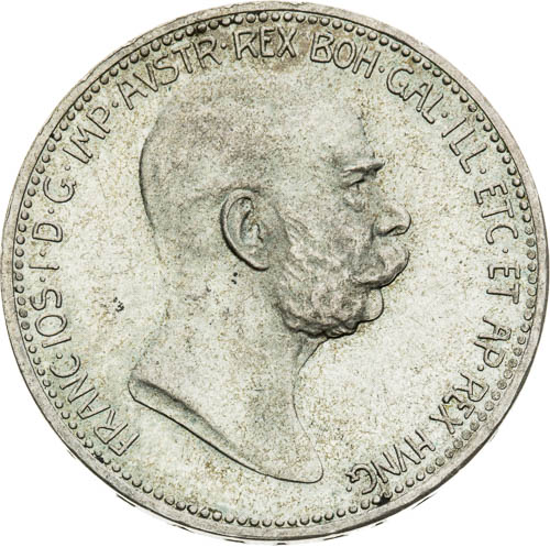 Korona 1908 - avers