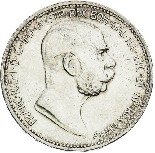 Korona 1908 - avers