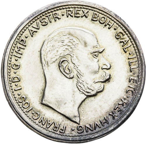 Korona 1908 - avers