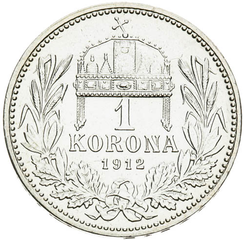 Korona 1912 - revers