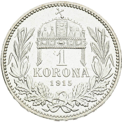 Korona 1915 - revers