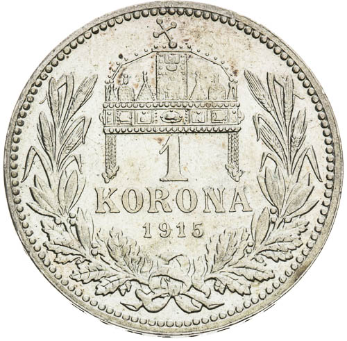 Korona 1915 - revers