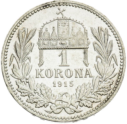Korona 1915 - revers