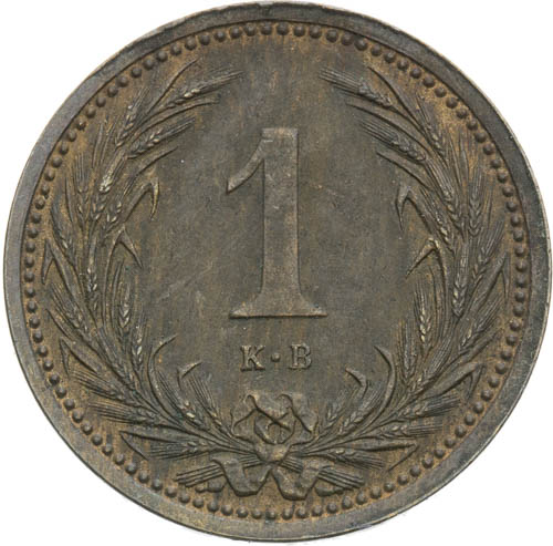 Fillér 1902 - revers
