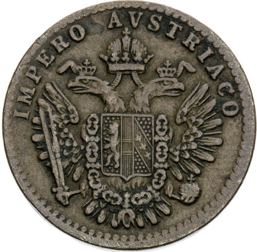 3 Centesimi 1852 - avers