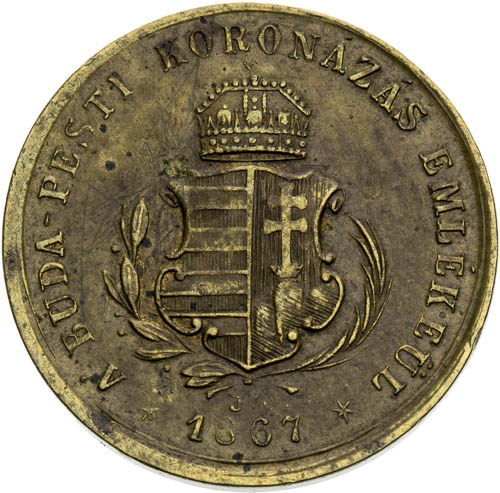 Žeton 1867 - revers
