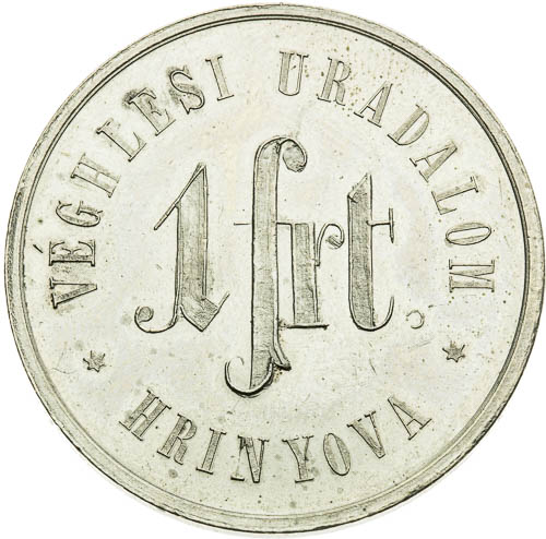 Zlatník 1879 - revers