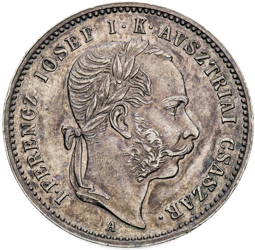 Stříbrný žeton 1867 - avers