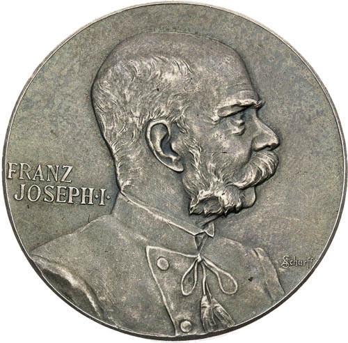 Stříbrná medaile 1898 - avers