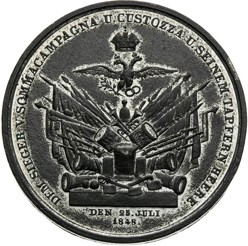 Medaile 1848 - revers