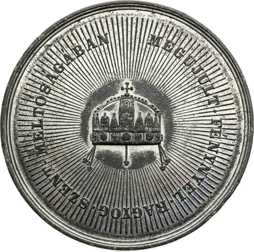 Medaile 1867 - revers