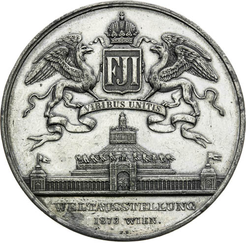 Medaile 1873 - revers