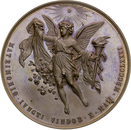Medaile 1881 - revers