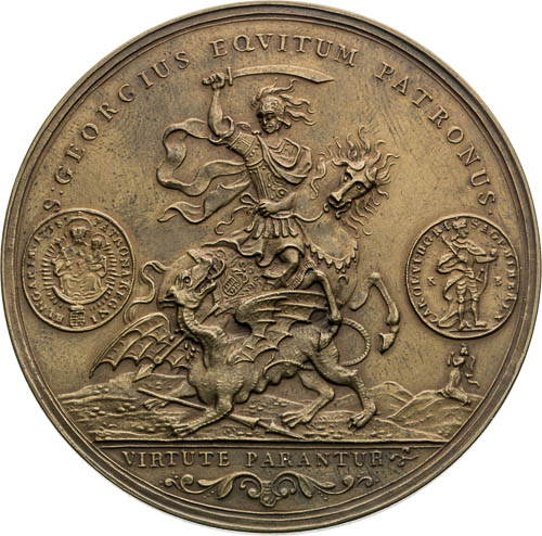 Svatojiřská medaile - revers
