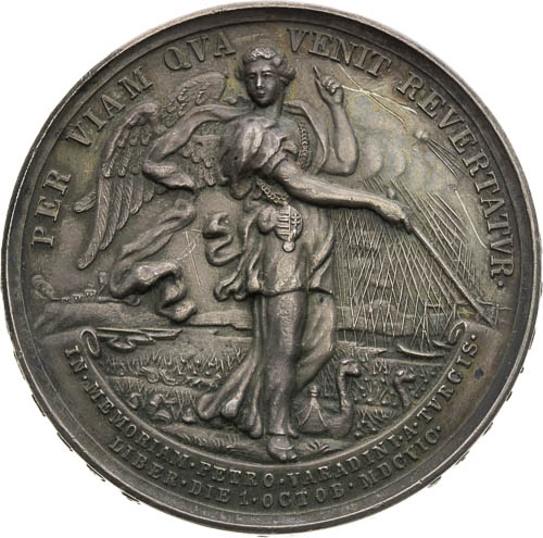 Stříbrná medaile 1902 - avers