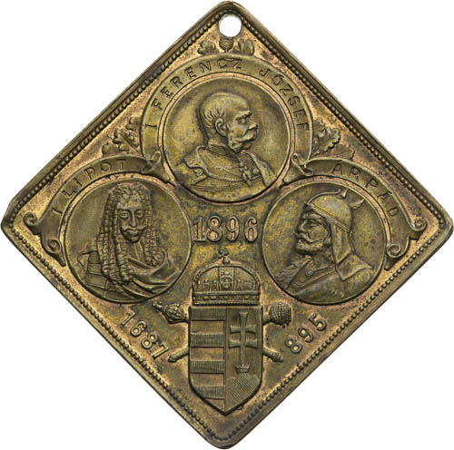 Klipa 1896 - avers