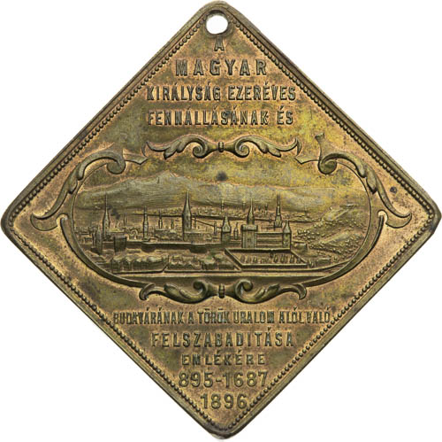 Klipa 1896 - revers