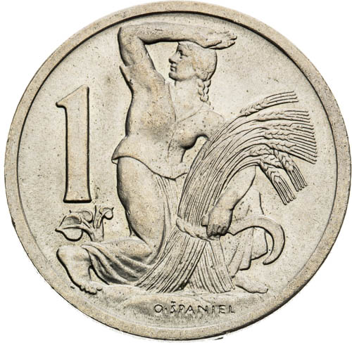 1 Kč 1930 - revers