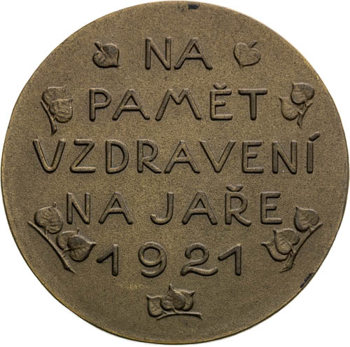 Medaile 1921 - revers