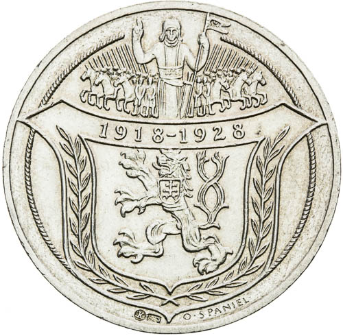 Stříbrná medaile 1928 - revers