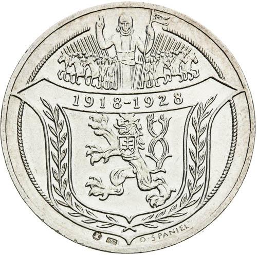 Stříbrná medaile 1928 - revers