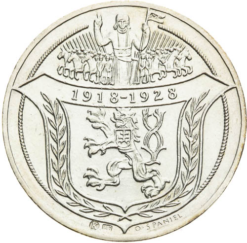 Stříbrná medaile 1928 - revers