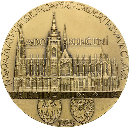 Bronzová medaile 1929 - revers