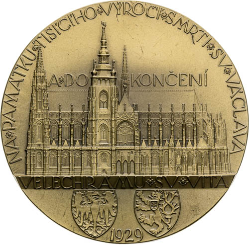 Bronzová medaile 1929 - revers