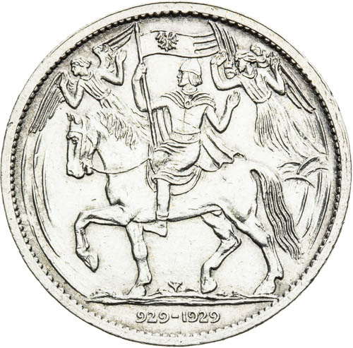 Stříbrná medaile 1929 - revers