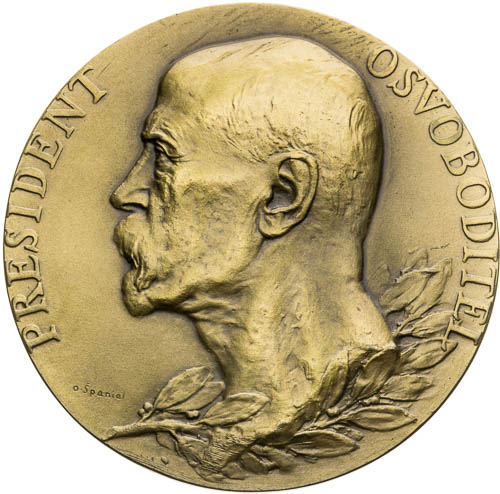 Bronzová medaile 1937 - avers