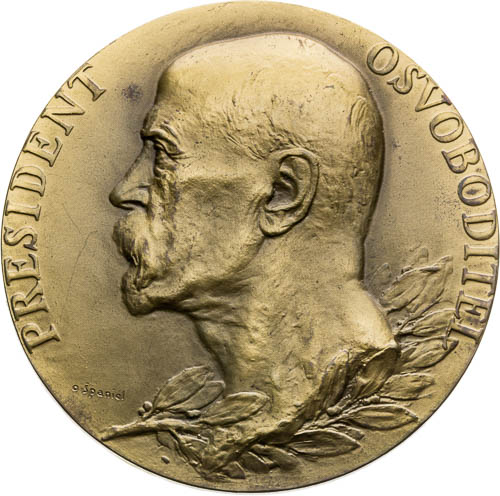 Bronzová medaile 1937 - avers