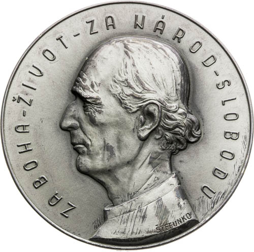 Stříbrná medaile 1939 - avers