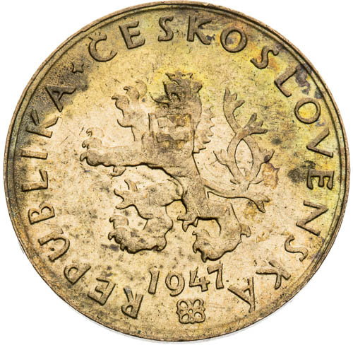 20 Haléř 1947 - avers