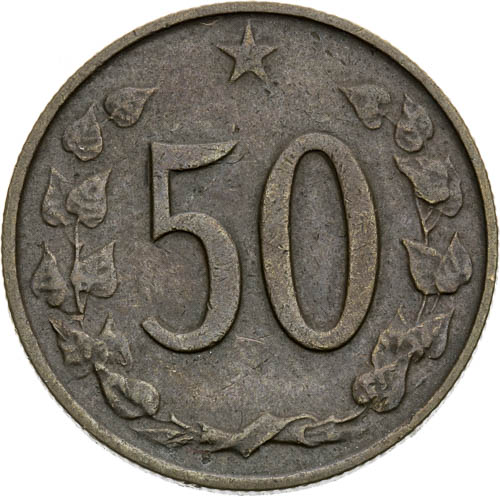 50 Haléř 1969 - revers