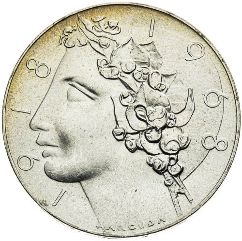 50 Kčs 1968 - avers