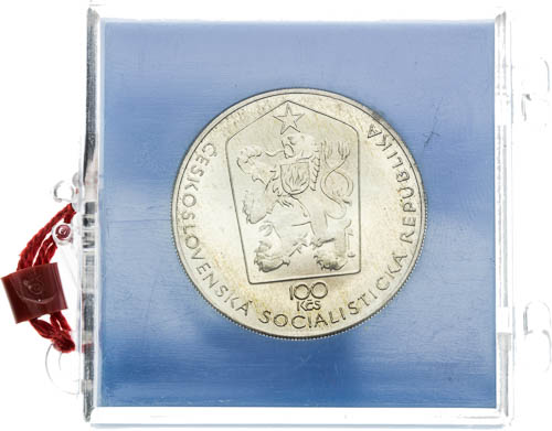 100 Kčs 1980 - revers