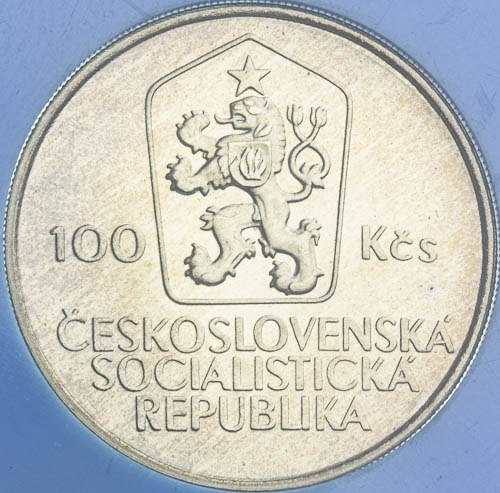 100 Kčs 1985 - revers