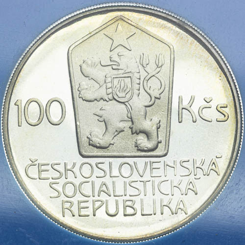 100 Kčs 1986 - revers